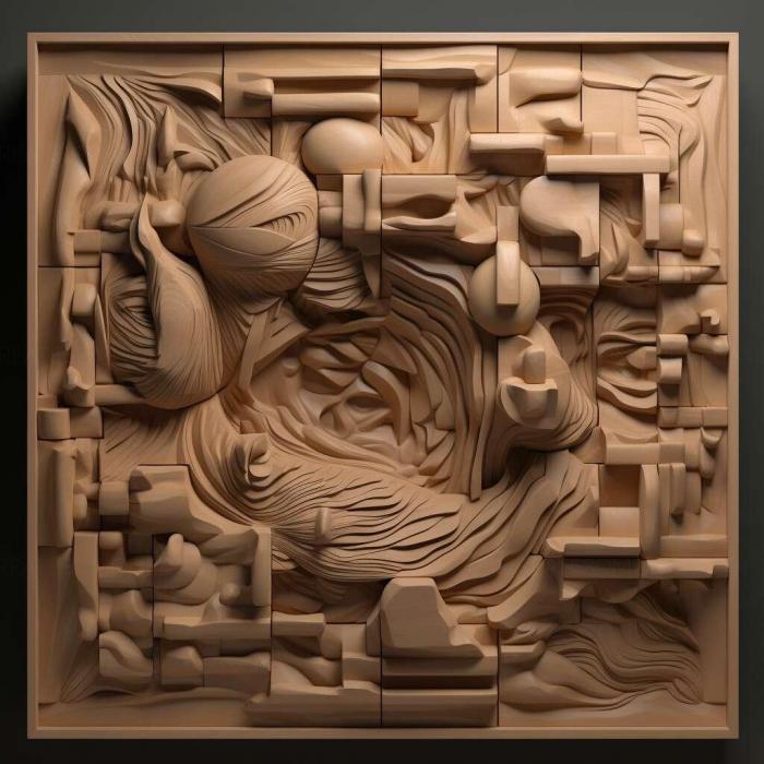 نموذج ثلاثي الأبعاد لآلة CNC 3D Art 